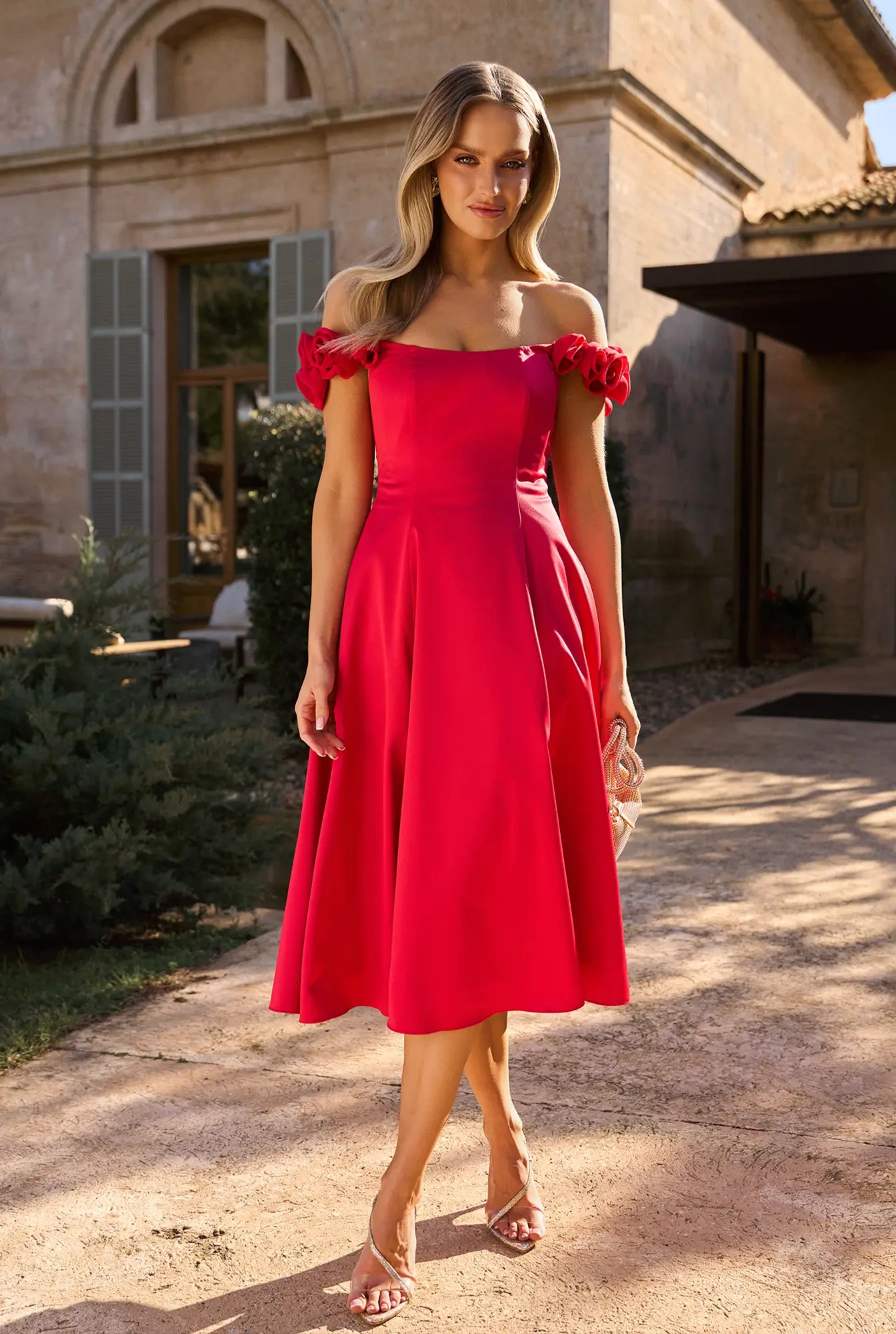 Roana - robe midi avec corset et armatures