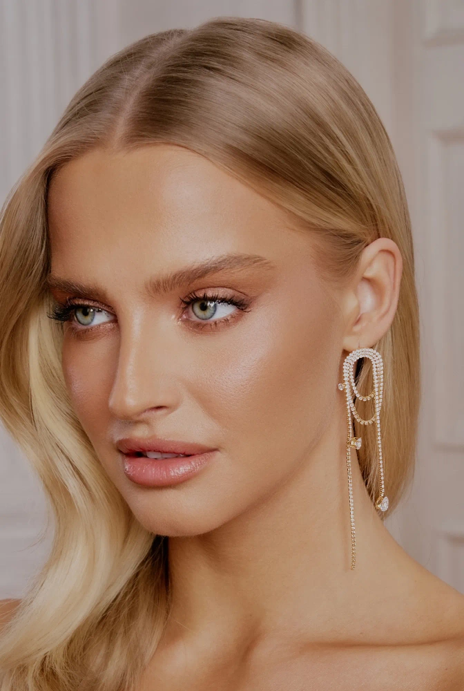 Lark - boucles d'oreilles avec zircons