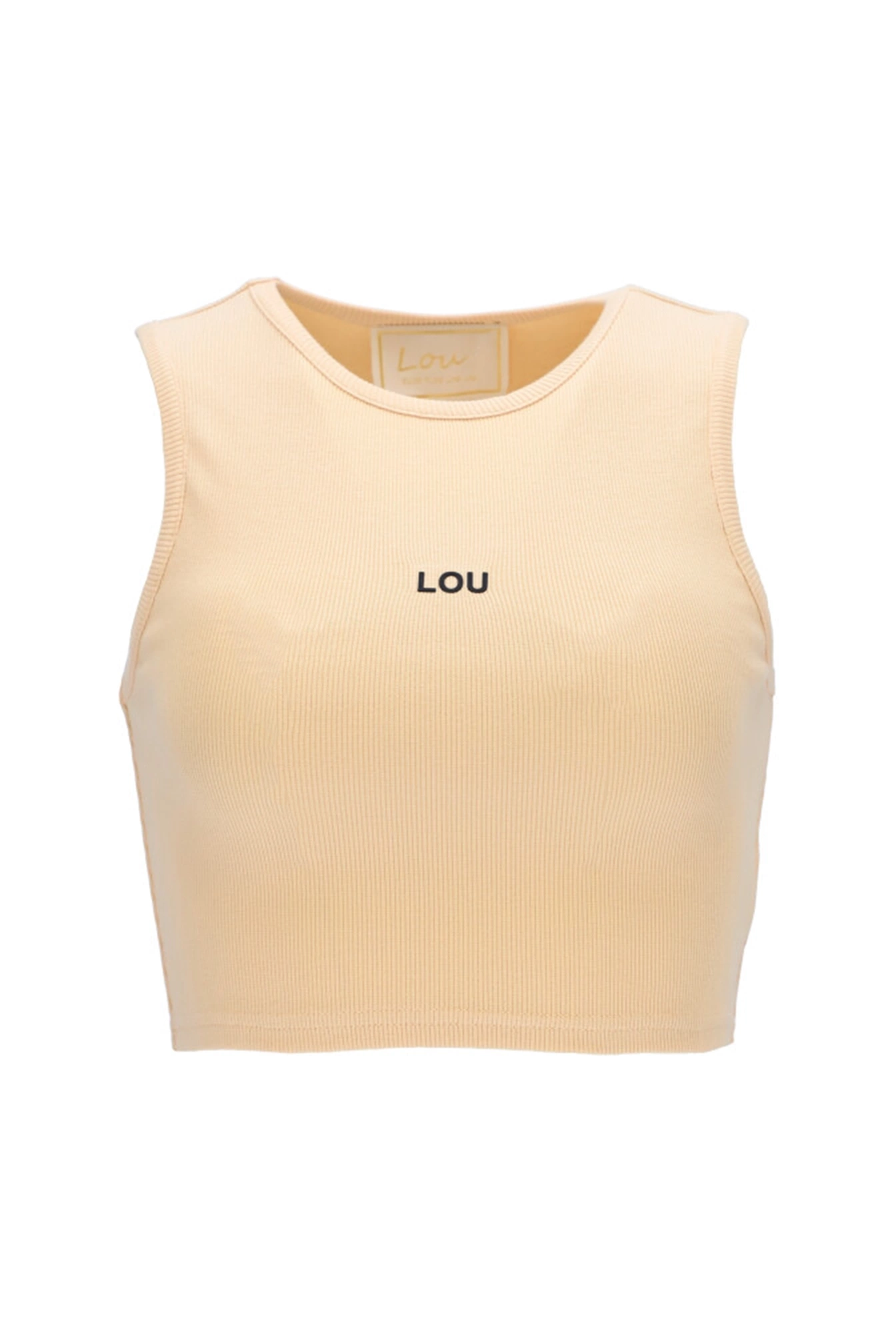 Saura - Top court crème sans bretelles