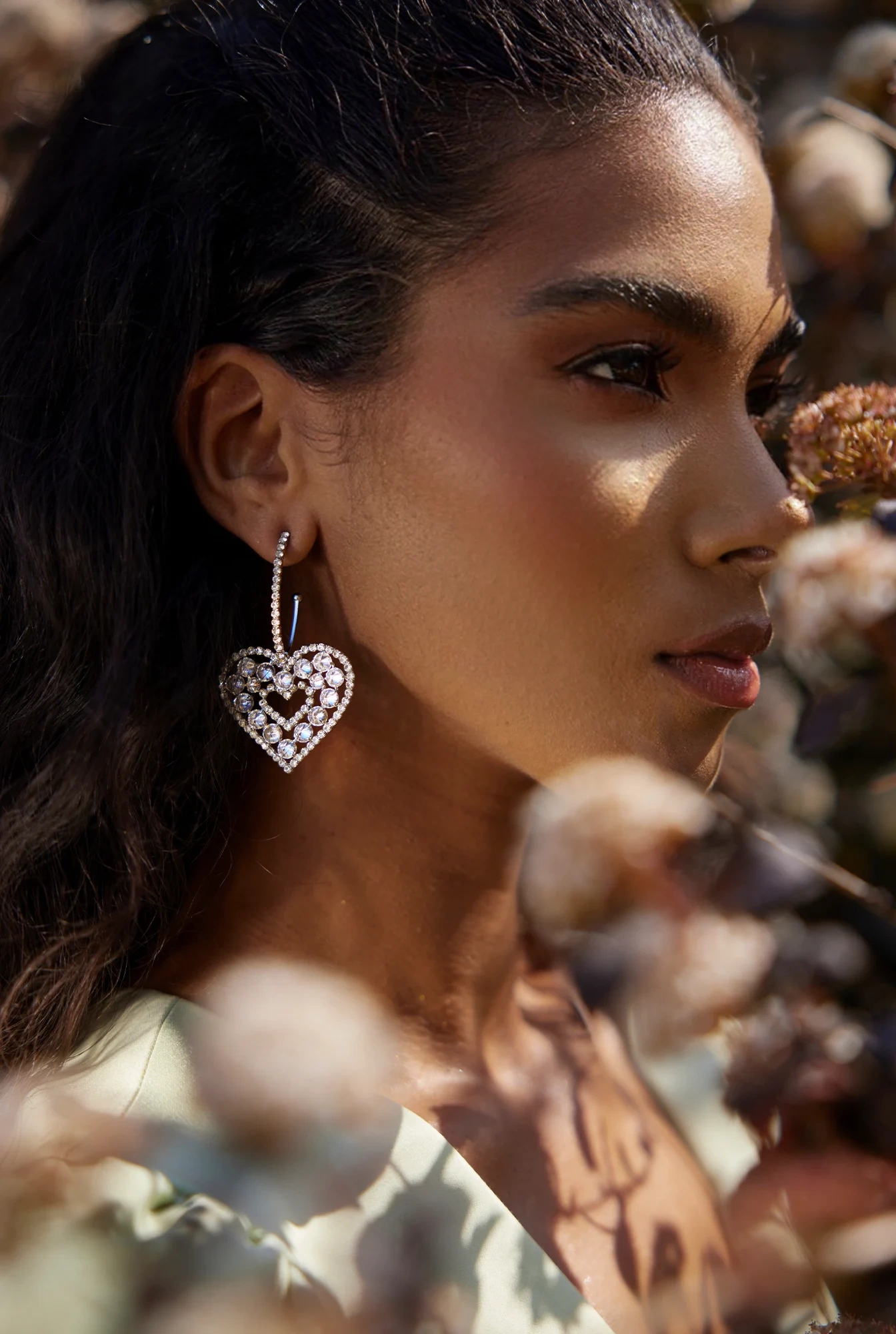 Lende - Boucles d'oreilles en forme de cœur