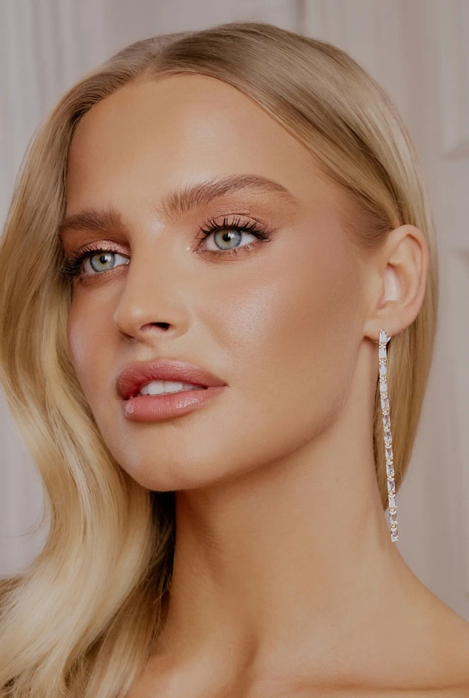 Dory - boucles d'oreilles pendantes avec zircons